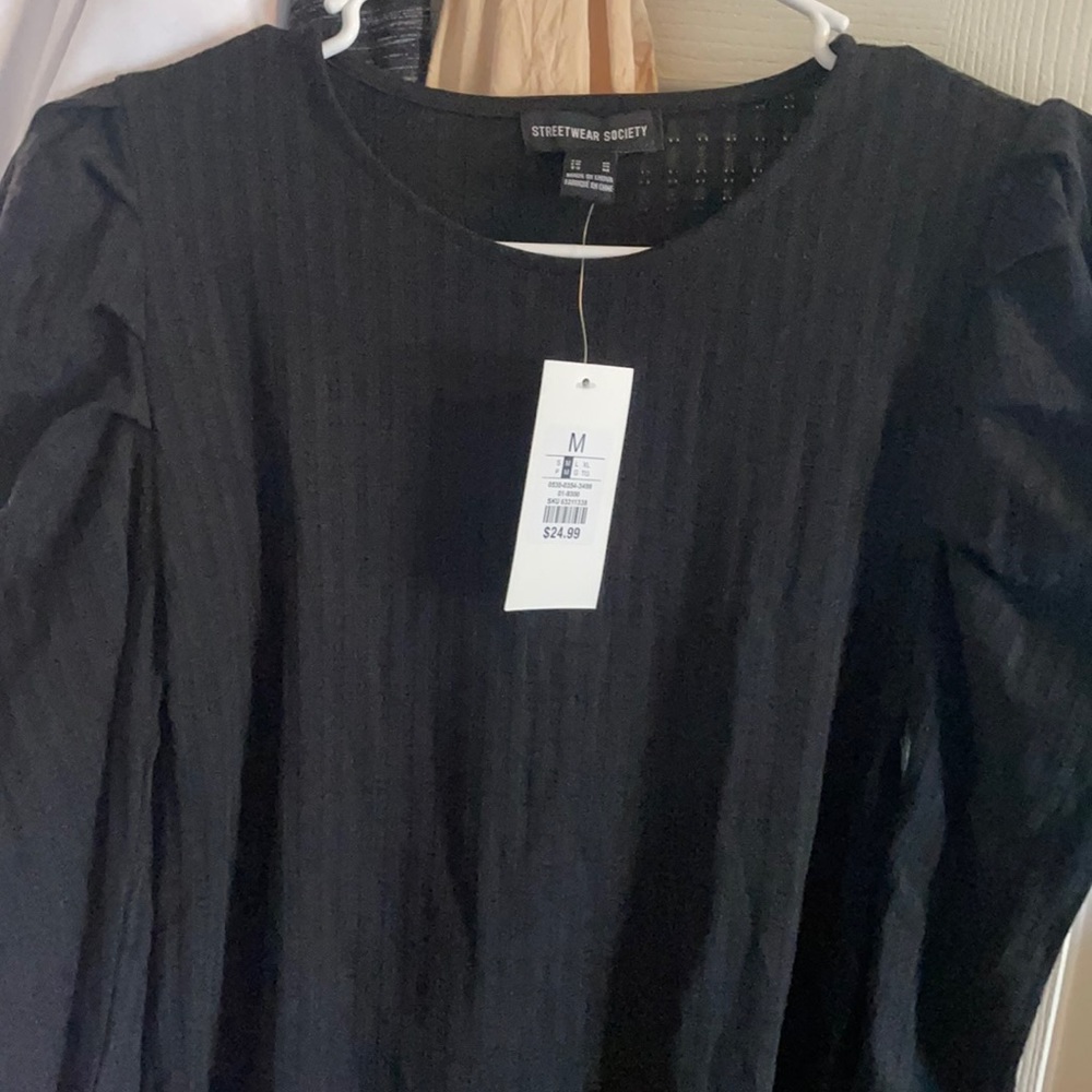 BLACK DRESS SIZE MEDIUM BRAND NEW STREETWEAR SOCIETY